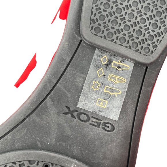 GEOX Annytah Red Suede Womens Loafers Size 40 EU 10 US - Picture 9 of 16